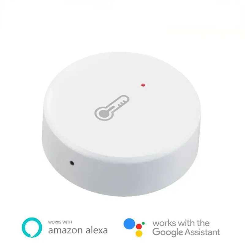 

ZigBee Smart Temperature And Humidity Sensor Work With Zigbee Gateway Hub Via Alexa Google Home SmartLife/ App Control