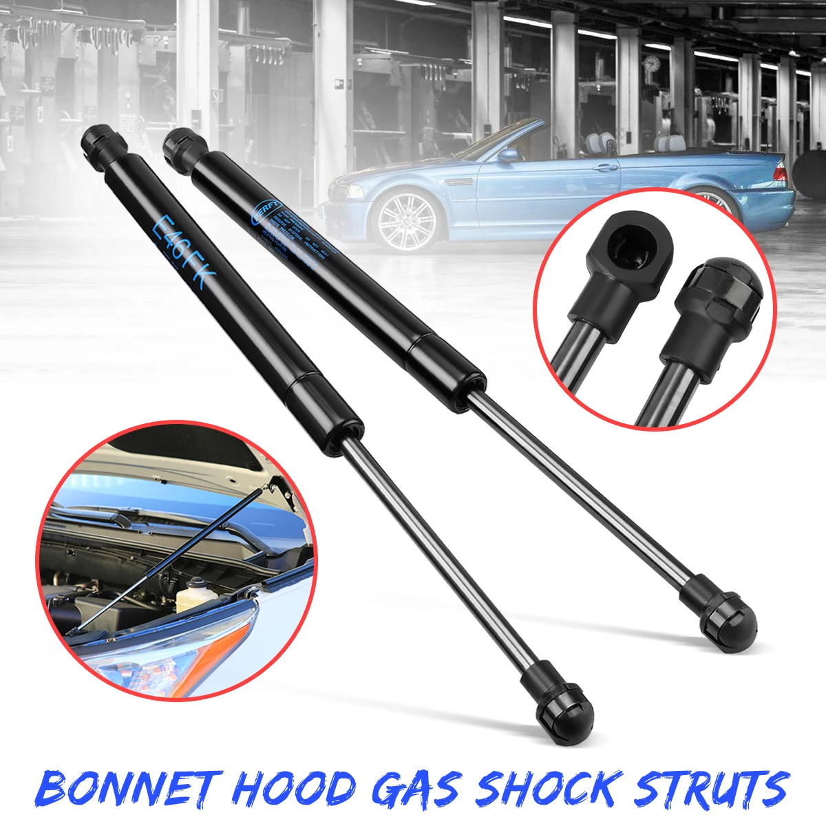 1Pair Bonnet Hood Lift Supports Gas Shock Struts for BMW E46 323Ci 323i 325i 328i 330Ci 51238202688
1Pair Bonnet Hood Lift Supports Gas Shock Struts for BMW E46 323Ci 323i 325i 328i 330Ci 51238202688
