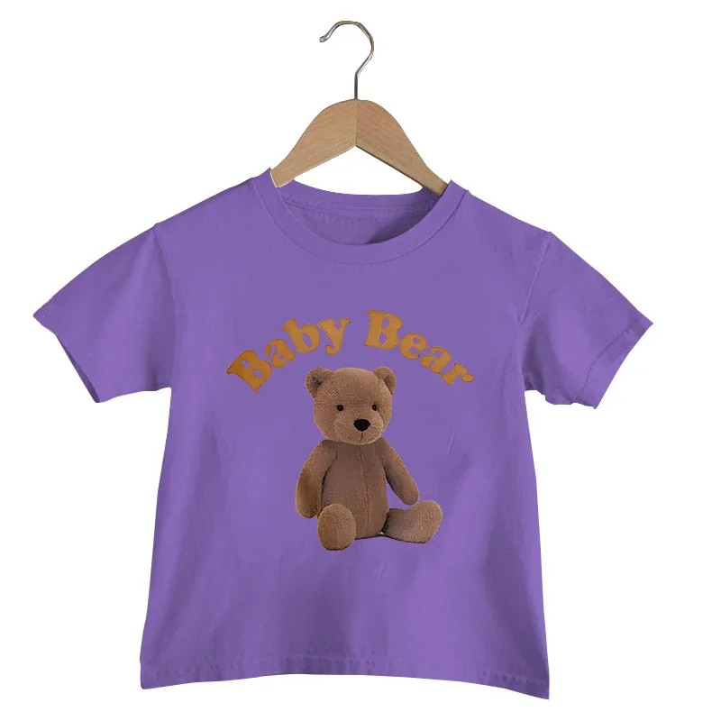 Funny Baby Bear Kids Clothes Girls Kawaii Animal T-shirts Cartoon Bear Y2k Streetwear Summer Casual Tops Bear Print Boys Tshirt
Funny Baby Bear Kids Clothes Girls Kawaii Animal T-shirts Cartoon Bear Y2k Streetwear Summer Casual Tops Bear Print Boys Tshirt