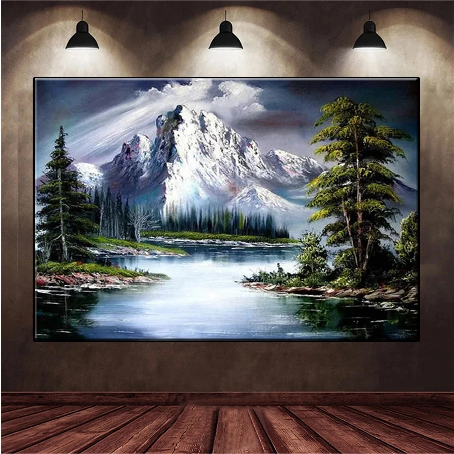 Алмазная 5D Вышивка «сделай сам», абстрактное искусство, гор, озеро и дерево, пейзаж, алмазная живопись, вышивка крестиком, Декор для дома 
Алмазная 5D Вышивка «сделай сам», абстрактное искусство, гор, озеро и дерево, пейзаж, алмазная живопись, вышивка крестиком, Декор для дома