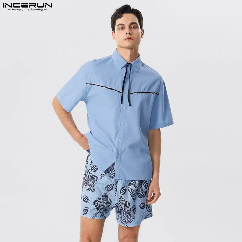 Fashion Casual Style Sets INCERUN New Men's Printing Sets Short Sleeved Shirts Shorts Stylish Vacation Male Two-piece Sets S-5XL
Fashion Casual Style Sets INCERUN New Men's Printing Sets Short Sleeved Shirts Shorts Stylish Vacation Male Two-piece Sets S-5XL