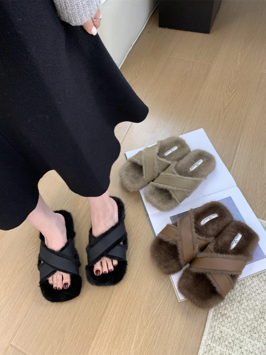 Shoes Slippers Casual Low Platform Slides Fur Flip Flops Luxury Flat Plush Massage Fashion Rome Fabric Rubber Microfiber PU
Shoes Slippers Casual Low Platform Slides Fur Flip Flops Luxury Flat Plush Massage Fashion Rome Fabric Rubber Microfiber PU