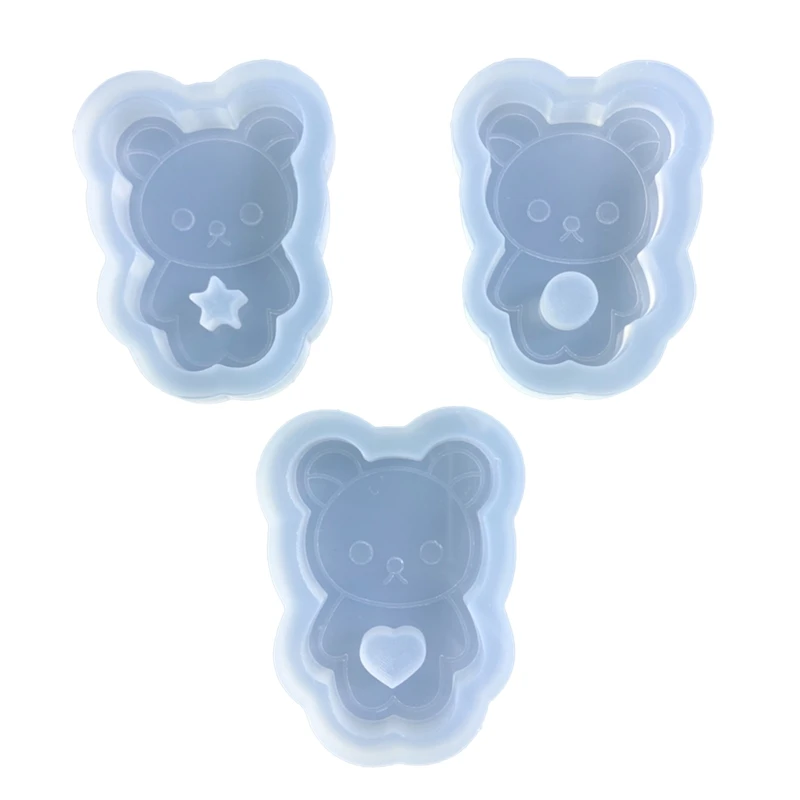 Shiny Glossy Geometry Star Heart Circle Bear Silicone Epoxy Resin Mold DIY Keychain Pendant Jewelry for Bag Decorations
Shiny Glossy Geometry Star Heart Circle Bear Silicone Epoxy Resin Mold DIY Keychain Pendant Jewelry for Bag Decorations