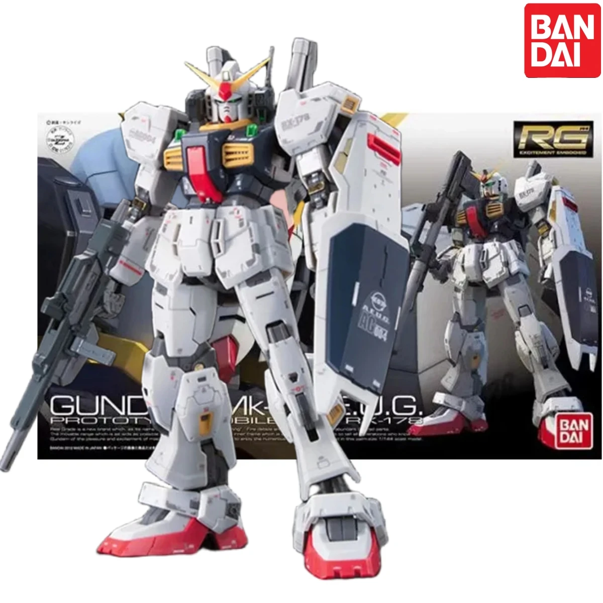 

Bandai Anime Model Original Genuine GUNDAM MK-Ⅱ A.E.U.G. RX-178 RG 1/144 Assembly Toys Action Figure Gifts Collectible Ornaments