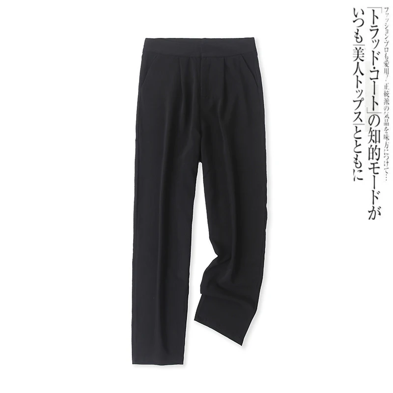 Suit Pants Spring Summer New Solid Color Casual High Waist Slant Pocket Straight Trousers 14407
Suit Pants Spring Summer New Solid Color Casual High Waist Slant Pocket Straight Trousers 14407