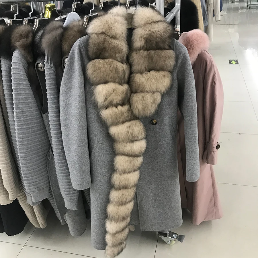 New Fashion Women Coat Wool Blend Jacket Luxury Real Fox Fur Collar High Quality Hot Sale
New Fashion Women Coat Wool Blend Jacket Luxury Real Fox Fur Collar High Quality Hot Sale