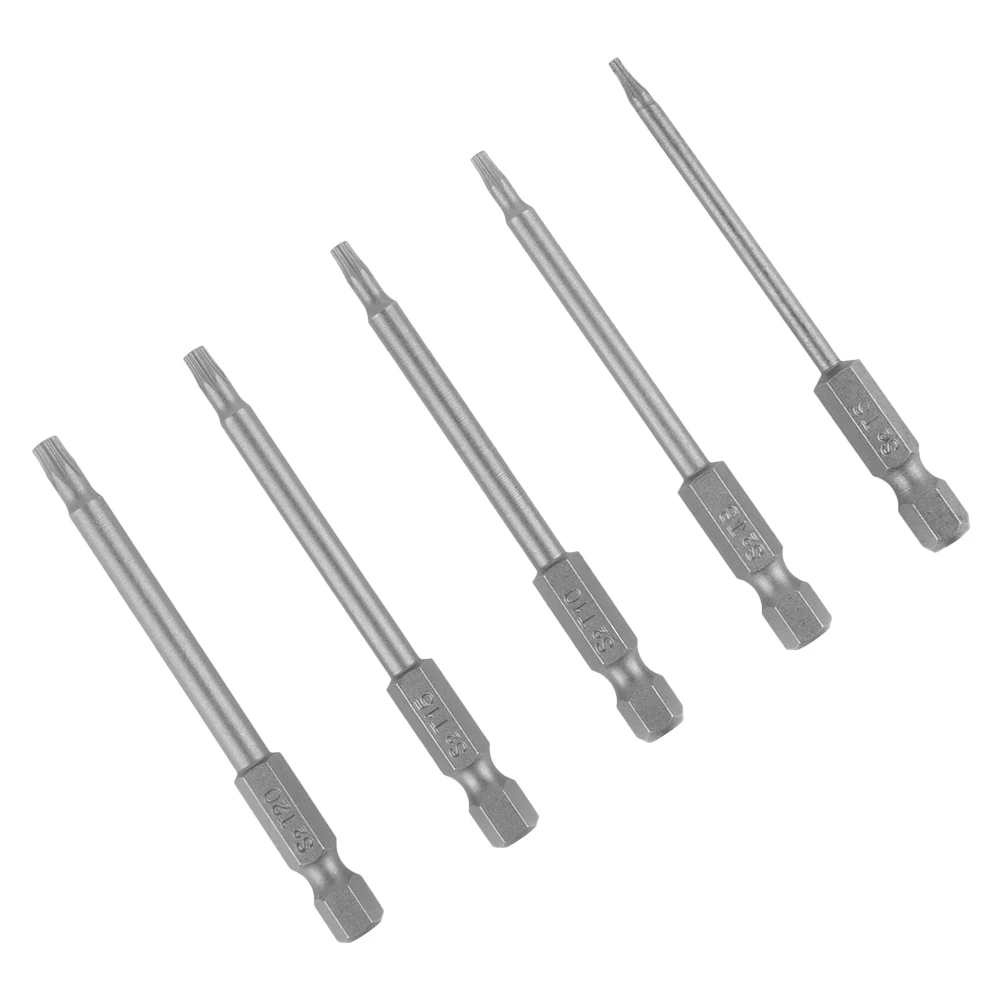 5pcs T6 T20 Torx Screwdriver Bits Set with Magnetic and Hex Shank Ideal for Industry and Household Applications
5pcs T6 T20 Torx Screwdriver Bits Set with Magnetic and Hex Shank Ideal for Industry and Household Applications