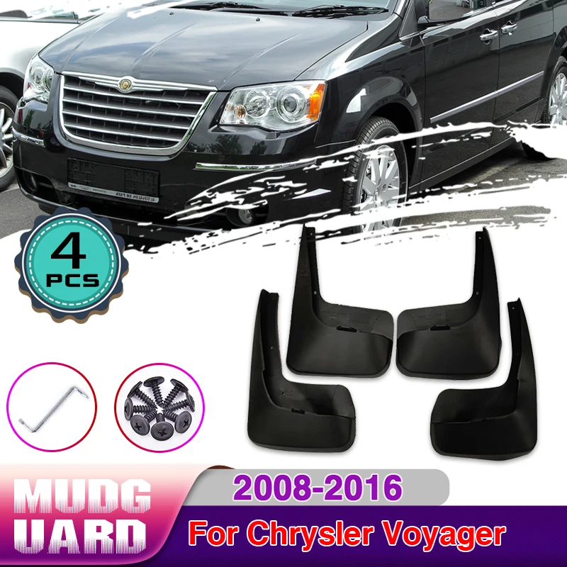 

Car Mudguars For Chrysler Voyager Lancia Voyager MK5 2008~2016 2015 Front Rear Wheels Splash Mud Guards Mudguard Car Accessories