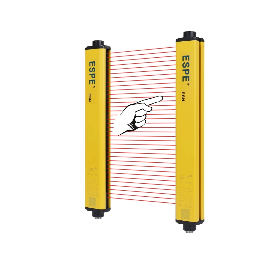 Reinforce Bracket Anti-shock Safety Edge Sensor Punch Machine Infrared Security Light Curtain Sensor with Controller 35*50 Mm
Reinforce Bracket Anti-shock Safety Edge Sensor Punch Machine Infrared Security Light Curtain Sensor with Controller 35*50 Mm