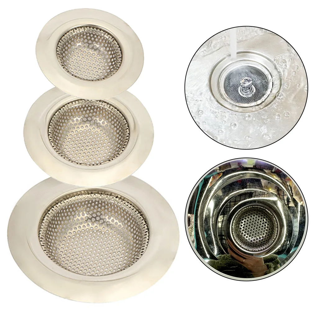 Kitchen Water Sink Filter Sink Mesh Strainer Kitchen Stainless Steel Sink Strainer Bathroom Floor Drain Cover Cleaning Tools
Kitchen Water Sink Filter Sink Mesh Strainer Kitchen Stainless Steel Sink Strainer Bathroom Floor Drain Cover Cleaning Tools