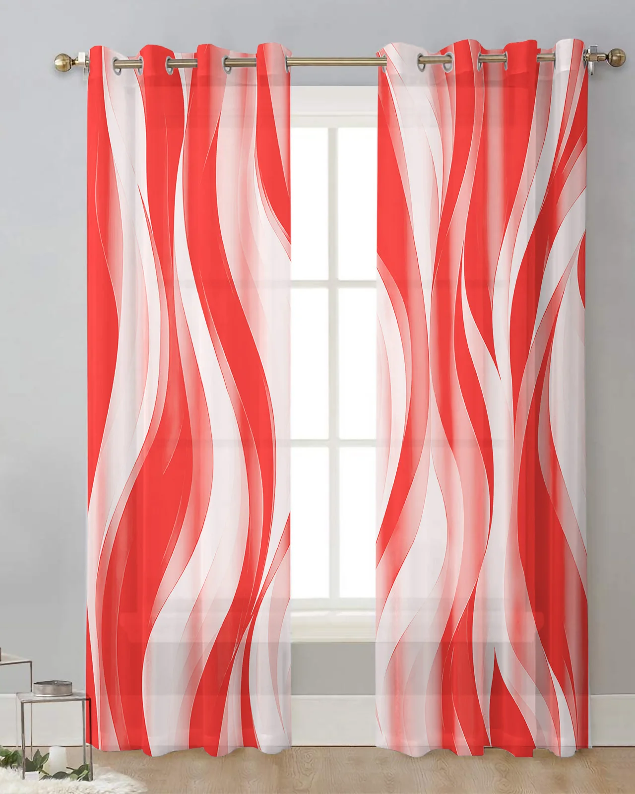 Abstraction Gradient Line Color Block Drapery Modern Tulle Curtains Living Room Voile Sheer Window Curtains Bedroom Accessories
Abstraction Gradient Line Color Block Drapery Modern Tulle Curtains Living Room Voile Sheer Window Curtains Bedroom Accessories