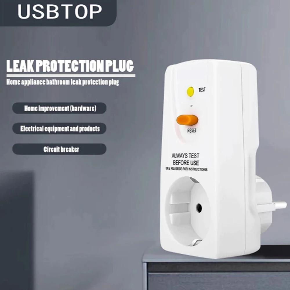 Евророзетка с защитой от утечки, портативный выключатель с RCD, 16 А, сетевой адаптер, розетка подходит для ванной комнаты, кондиционера
Евророзетка с защитой от утечки, портативный выключатель с RCD, 16 А, сетевой адаптер, розетка подходит для ванной комнаты, кондиционера