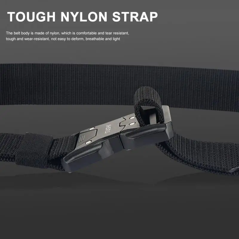 

Men's Belt Army Outdoor Hunting Quick Release Buckle Outdoor Military Training Pants Belt Sports Hunting Tactical Waistband New