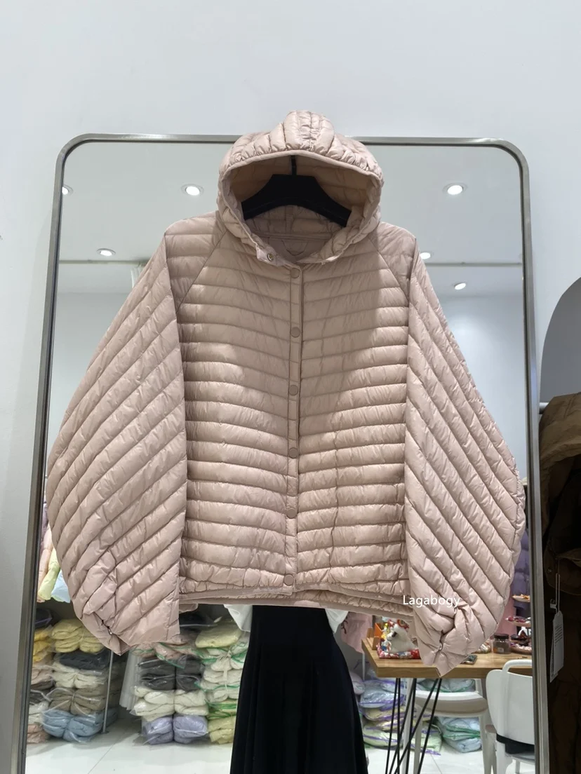 Winter Vintage Women Oversized Hood Puffer Jacket Female Casual Ultra Light Lantern Sleeve 90%White Duck Down Coat 15 Mallzona S5c23540b102948ca93a27cb7632ad372N Winter Vintage Women Oversized Hood Puffer Jacket Female Casual Ultra Light Lantern Sleeve 90%White Duck Down Coat Mallzona