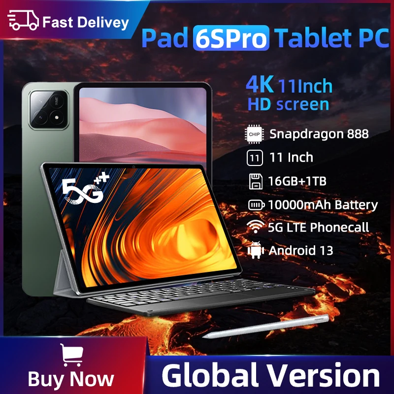 2024 Original Xiao Pad 6S Pro Global Version Android 13.0 Snapdragon 888 11inch 16GB+512GB 10000mAh Tablets PC 5G Dual SIM WIFI
2024 Original Xiao Pad 6S Pro Global Version Android 13.0 Snapdragon 888 11inch 16GB+512GB 10000mAh Tablets PC 5G Dual SIM WIFI