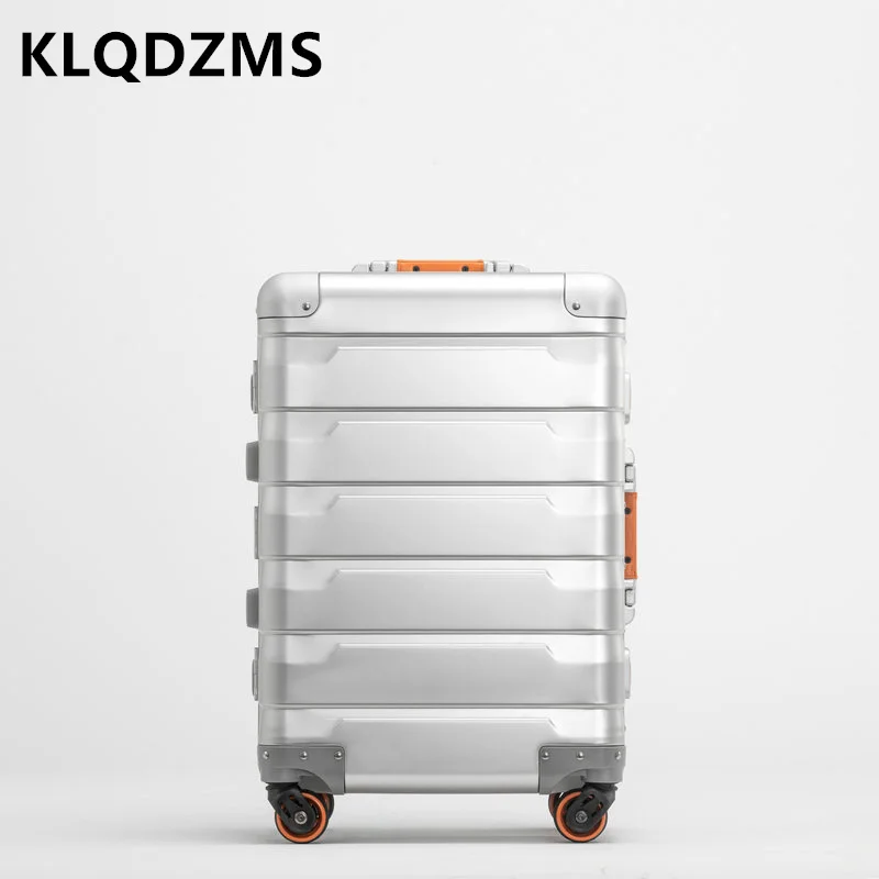 KLQDZMS 100% 24 Inch Aluminum Magnesium Alloy Suitcase New Fine-tuning Trolley Luggage Multifunctional 20 Inch Cabin Trolley Bag
KLQDZMS 100% 24 Inch Aluminum Magnesium Alloy Suitcase New Fine-tuning Trolley Luggage Multifunctional 20 Inch Cabin Trolley Bag
