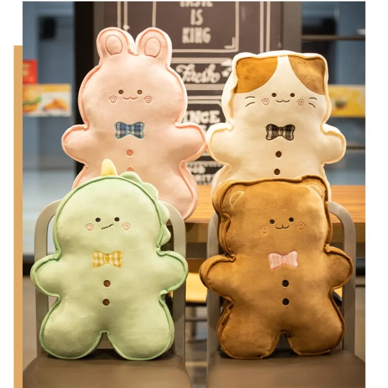 

Милый Пряничный Медведь Кролик динозавр кошка плюшевые игрушки кавайные мягкие животные плюшевые куклы мягкие искусственные украшения подарки
