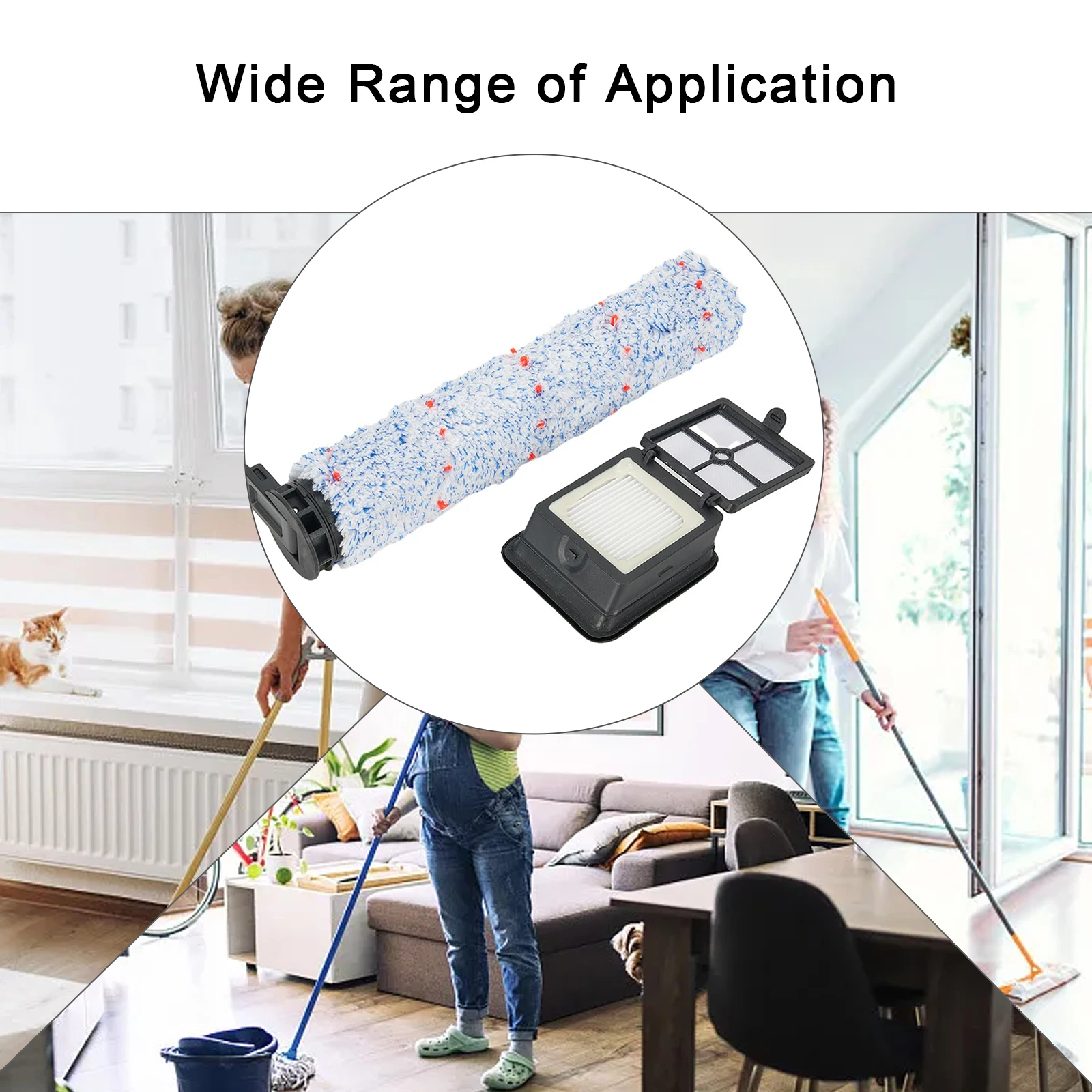 For AlfaBot T30 T36 Roller Brush Filter High Quality Rug Microfiber 1 Set Vacuum Cleaner Accessories Vacuum Parts
For AlfaBot T30 T36 Roller Brush Filter High Quality Rug Microfiber 1 Set Vacuum Cleaner Accessories Vacuum Parts