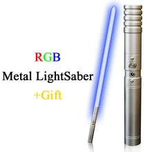 RGB Light Saber Color Changing Blaster Lock-Up Laser Sword Metal Handle Heavy Dueling Sound FX FOC Lightsaber Kids Cosplay Toy
RGB Light Saber Color Changing Blaster Lock-Up Laser Sword Metal Handle Heavy Dueling Sound FX FOC Lightsaber Kids Cosplay Toy
