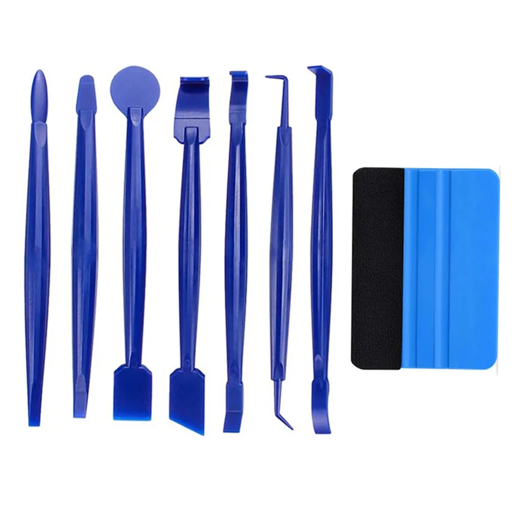 Car Vinyl Wrap Decal Film Squeegee Scraper Tools 8pcs Set Smooth Installation Process Abrasion Resistant and Safe to Use
Car Vinyl Wrap Decal Film Squeegee Scraper Tools 8pcs Set Smooth Installation Process Abrasion Resistant and Safe to Use