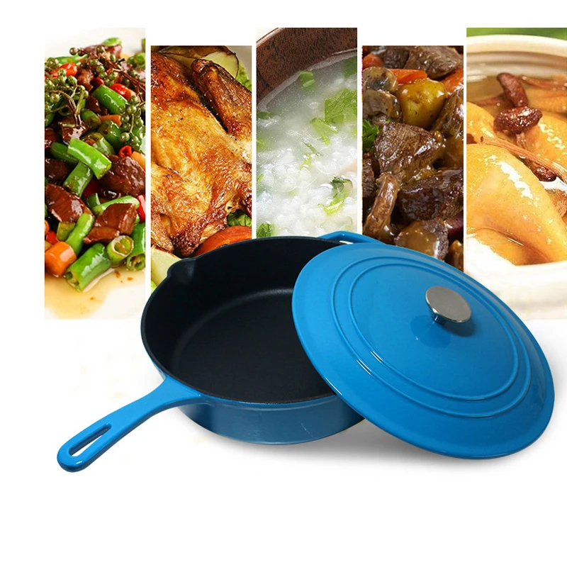 Эмалированный чугунный горшок для курицы, одна ручка, многофункциональный горшок, сковорода, вок для выпечки, кастрюля для тушения, 2-5 человек, 30 см
Эмалированный чугунный горшок для курицы, одна ручка, многофункциональный горшок, сковорода, вок для выпечки, кастрюля для тушения, 2-5 человек, 30 см