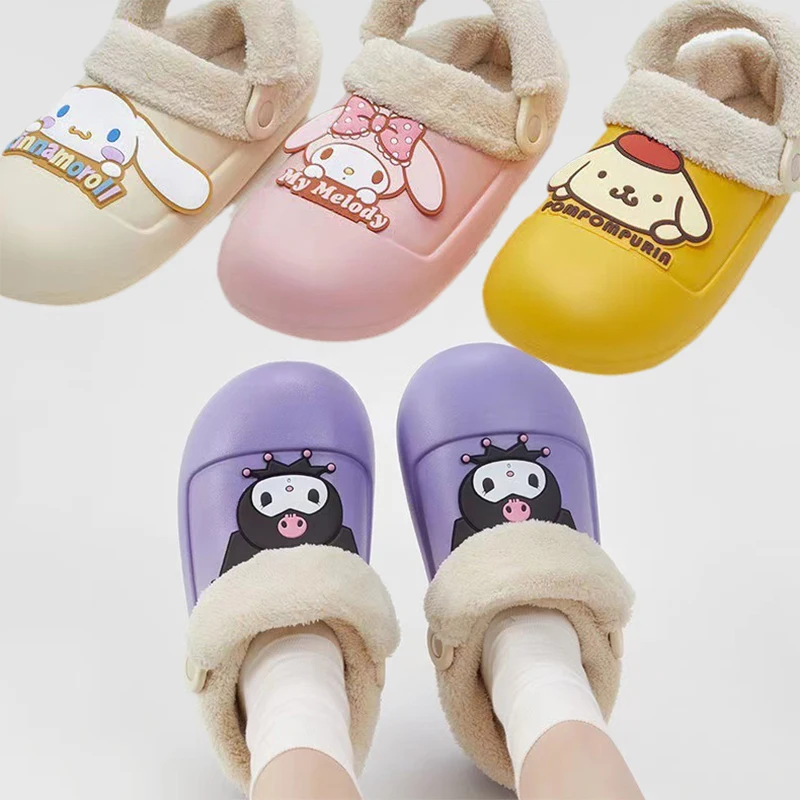 Sanrios Kuromi Cinnamoroll Mymelody Kawaii Cartoon Winter Home Slippers Anime Plush Waterproof Sandals Indoor Flats Girls Shoes
Sanrios Kuromi Cinnamoroll Mymelody Kawaii Cartoon Winter Home Slippers Anime Plush Waterproof Sandals Indoor Flats Girls Shoes