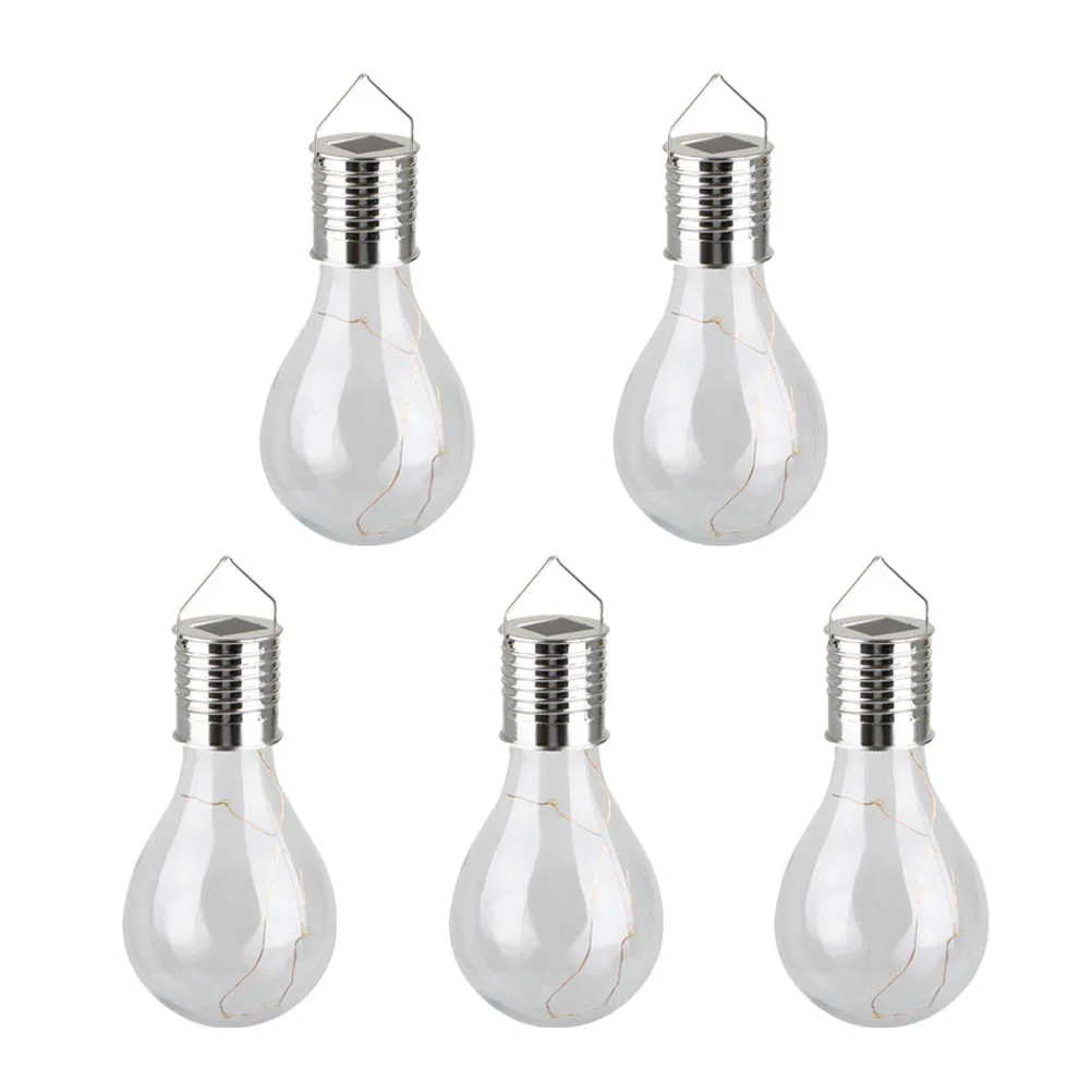 5 Pcs Solar Garden Light Bulbs Fairy String Lights Hanging Chandelier Powered LED Indoor Outdoor
5 Pcs Solar Garden Light Bulbs Fairy String Lights Hanging Chandelier Powered LED Indoor Outdoor