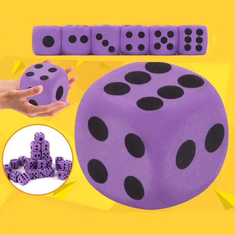38mm Giant EVA Foam Dice Large Six Sides Dice Kids Educational Counting Toys Children Party Game Dice Board Game Dices
38mm Giant EVA Foam Dice Large Six Sides Dice Kids Educational Counting Toys Children Party Game Dice Board Game Dices