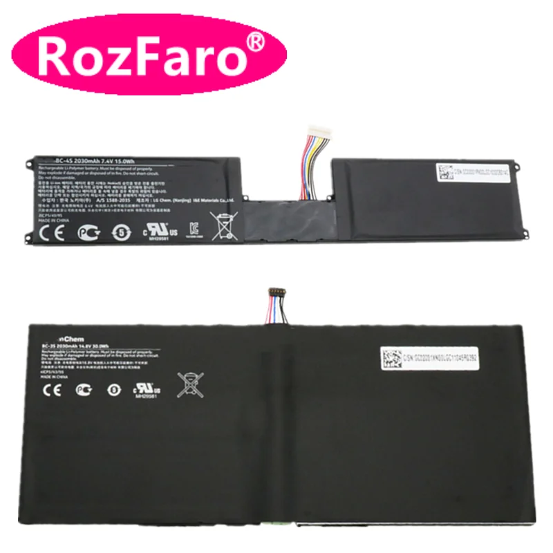 

RozFaro For Nokia Lumia 2520 Wifi/4G Windows Tablet PC Keyboard Base Or Screen Battery 7.4V 15Wh 14.8V 30Wh BC-3S BC-4S SU-42