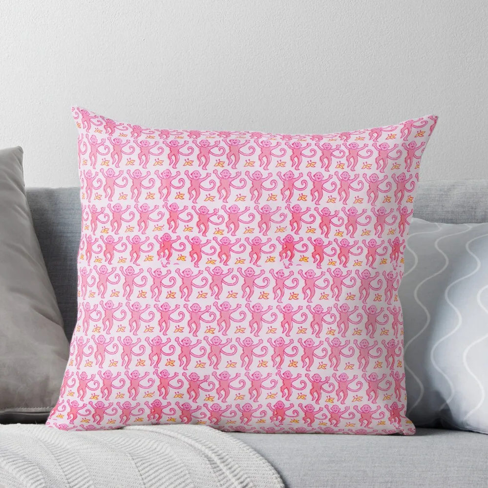 

Розовые обезьяны, декоративная наволочка для подушки, роскошные диванные наволочки для подушек