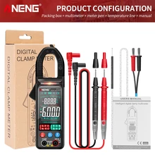 ANENG ST212 Clamp Multimeter Digital Display LCD Tester Current Resistance Capacitance Continuity Detector Meter Ammeter ABS
ANENG ST212 Clamp Multimeter Digital Display LCD Tester Current Resistance Capacitance Continuity Detector Meter Ammeter ABS