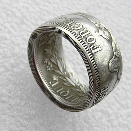 

Handmade Ring By France 5 Francs 'Head' LAN 4 A copper-nickel alloy Copy Coin In Sizes 8-16