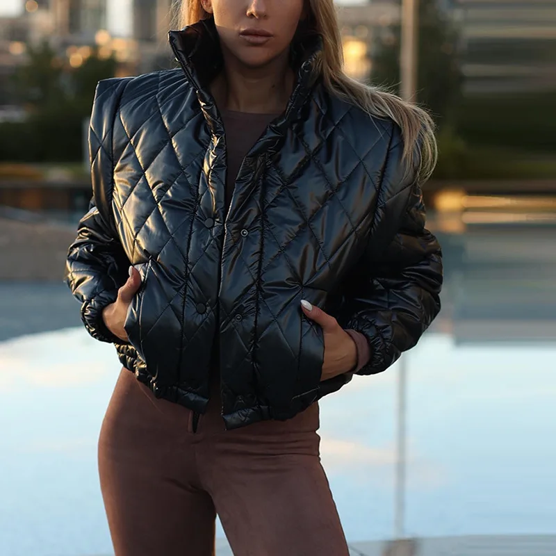 Diamond Check Pattern Long-Sleeved Short Cotton Jacket Women 2022 Autumn and Winter New Sleeves Can Be Removed Two Wear Cardigan
Diamond Check Pattern Long-Sleeved Short Cotton Jacket Women 2022 Autumn and Winter New Sleeves Can Be Removed Two Wear Cardigan
