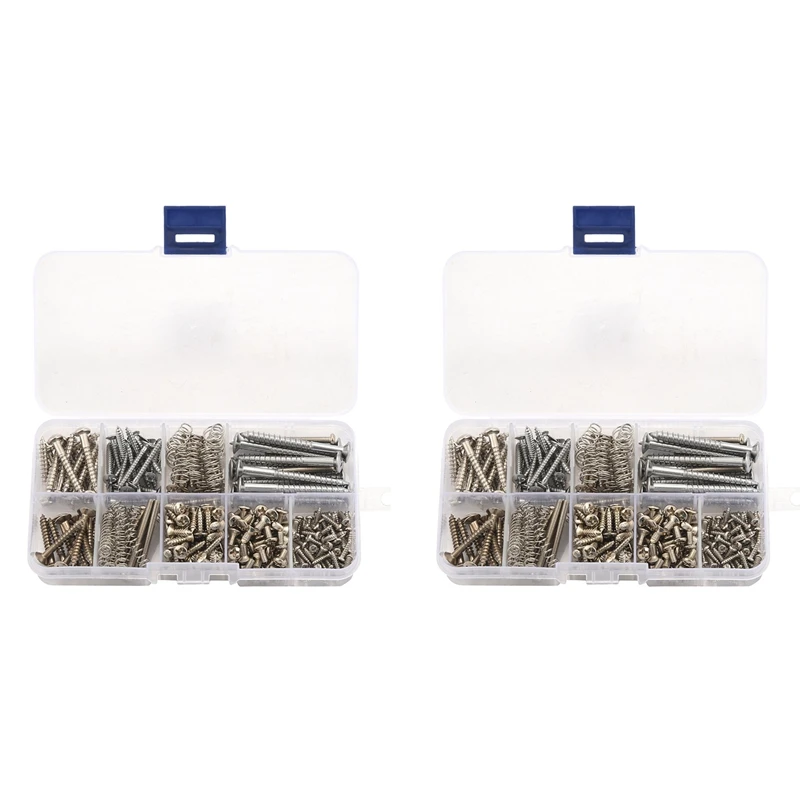 Набор гитарных винтов с пружинами, 9 типов, 408 шт.
Набор гитарных винтов с пружинами, 9 типов, 408 шт.