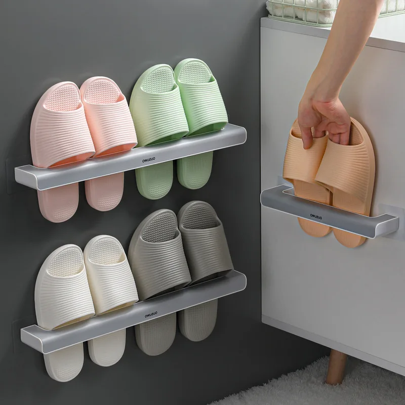 Living Room Slipper Rack Storage Wall Mounted Towel Bar Punch Free Toilet Bathroom Single Rod Long Accessories Shelf New
Living Room Slipper Rack Storage Wall Mounted Towel Bar Punch Free Toilet Bathroom Single Rod Long Accessories Shelf New