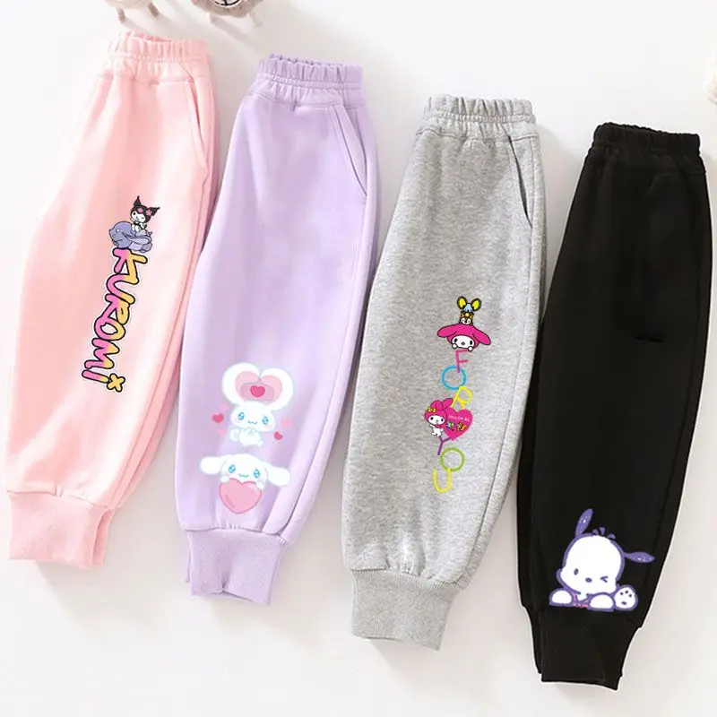 Girly Heart Sanrio Kuromi Cinnamoroll Kawaii Anime Pants Pochacco Hello Kitty Cute Cartoon Autumn Casual Trousers Toys for Kids
Girly Heart Sanrio Kuromi Cinnamoroll Kawaii Anime Pants Pochacco Hello Kitty Cute Cartoon Autumn Casual Trousers Toys for Kids