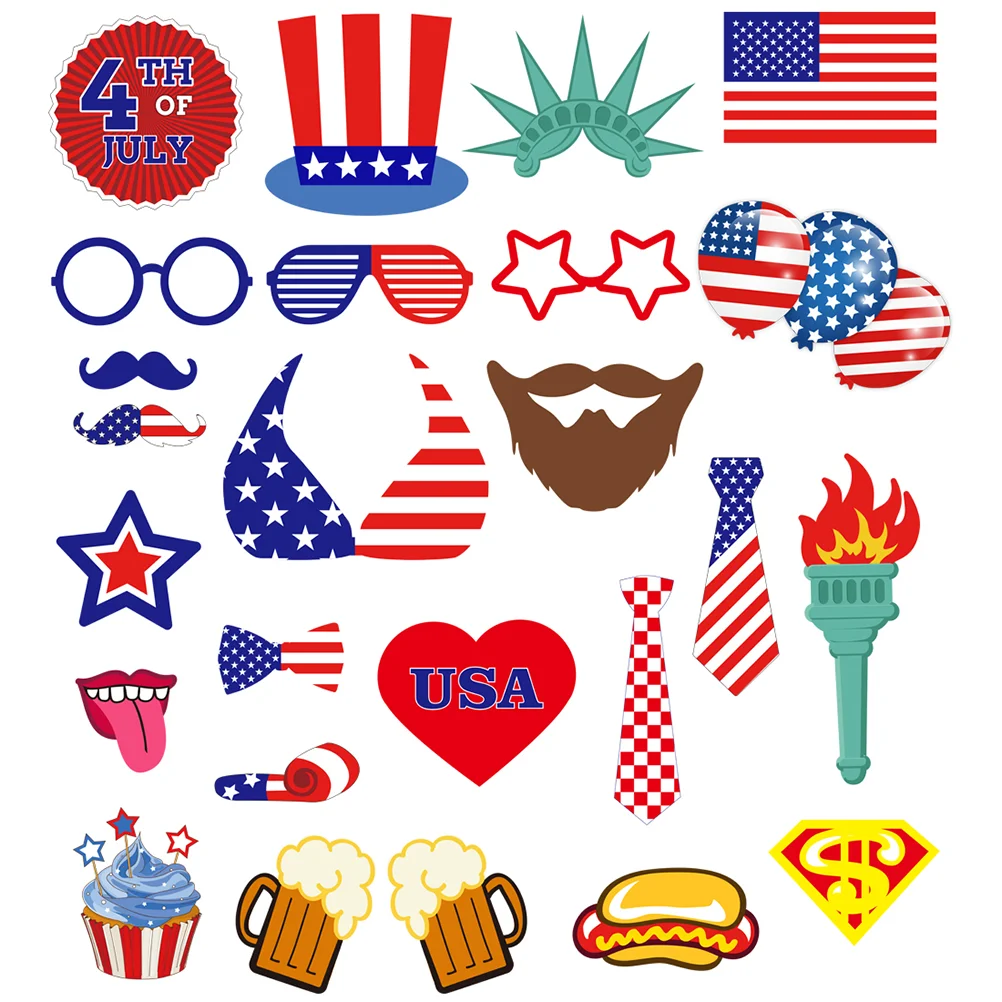 Photo Booth Props July Prop Day Independence Patriotic Fourth 4Th Decoration Kit Memorial Veterans Labor Selfie Party
Photo Booth Props July Prop Day Independence Patriotic Fourth 4Th Decoration Kit Memorial Veterans Labor Selfie Party