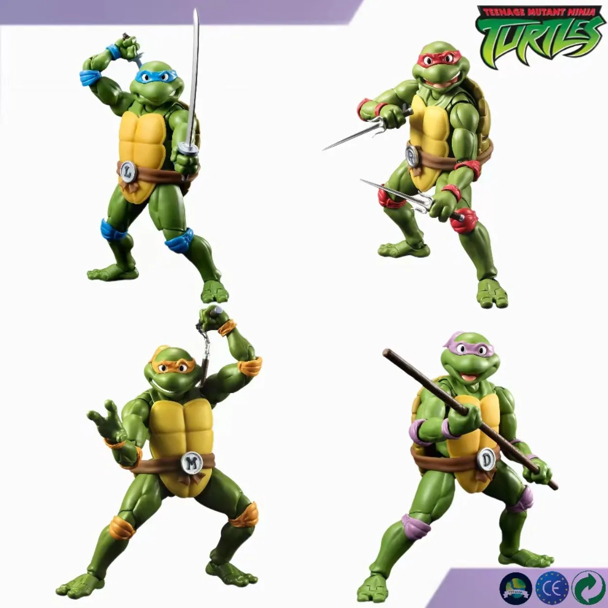 

14cm SHF TMNT Action Figure Don Leonardo Raph Figure Collection Anime Teenage Mutant Ninja Turtles Figurine Toys Model for Gifts