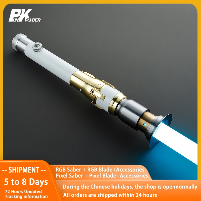 PunkSaber Lightsaber Neopixel Jedi Laser Sword Heavy Dueling Sensitive Smooth Infinite Changing Hitting Sound Light Saber Toys
PunkSaber Lightsaber Neopixel Jedi Laser Sword Heavy Dueling Sensitive Smooth Infinite Changing Hitting Sound Light Saber Toys