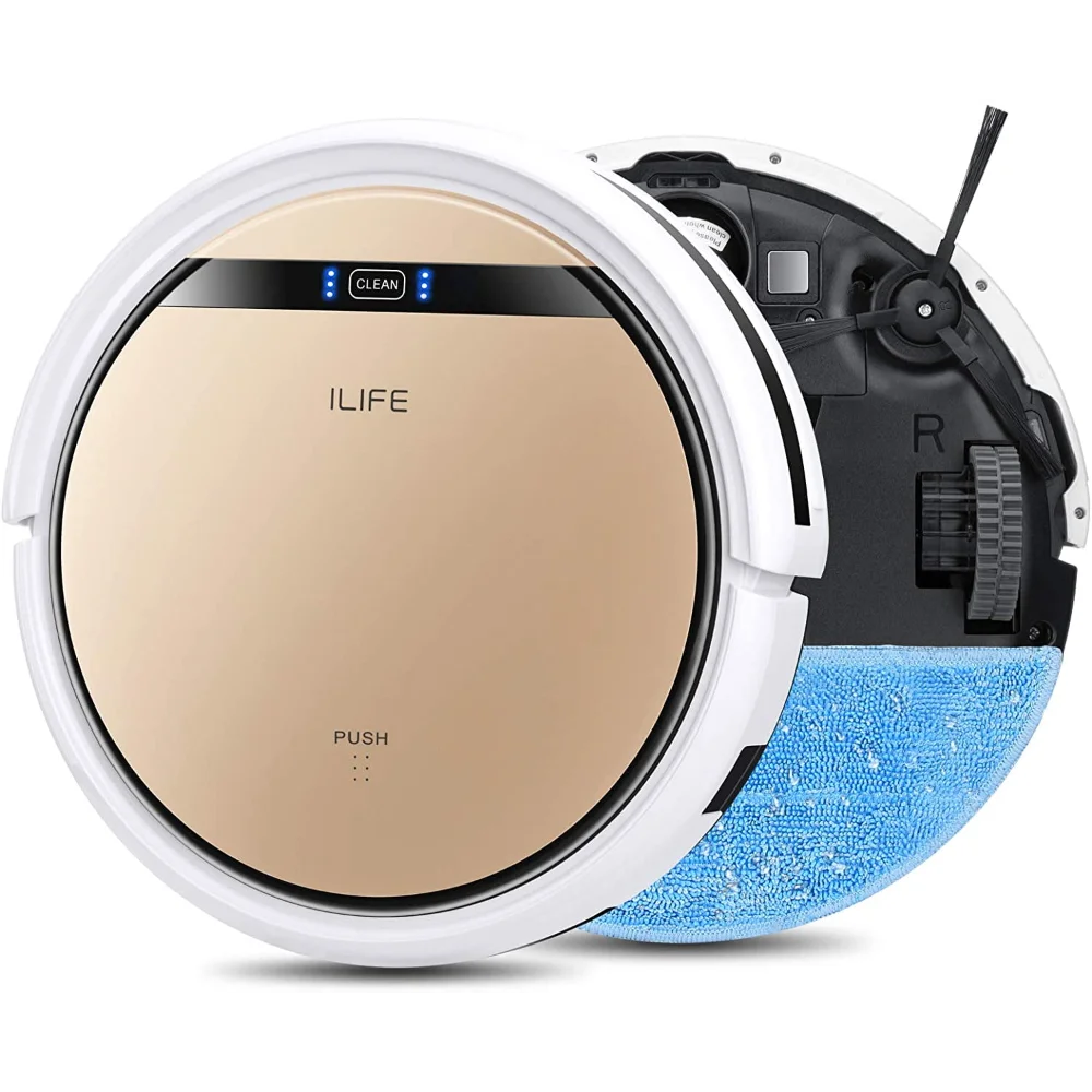 

NEW ILIFE V5s Pro-W, Robot Vacuum and Mop 2 in 1, with Water Tank, Self Charging, Tangle Free for Pet Hair