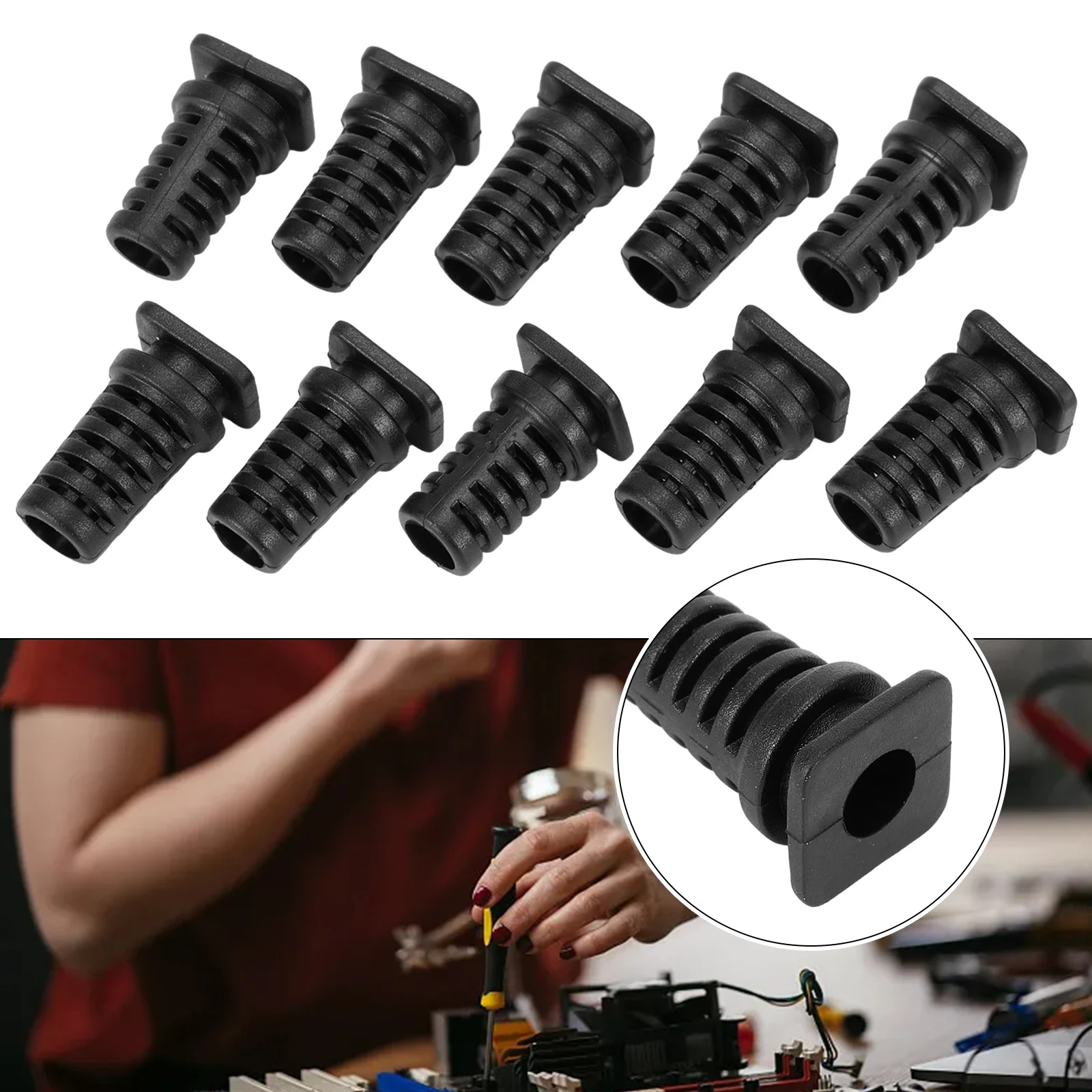 10PCS Cable Gland Connector Rubber Strain Relief Cord Power Tool Cable Sleeves Electric Drill Cable Protection Tool Parts
10PCS Cable Gland Connector Rubber Strain Relief Cord Power Tool Cable Sleeves Electric Drill Cable Protection Tool Parts