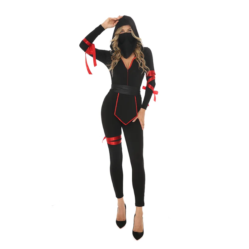 Japanese Super Warrior Jumpsuit Costume For Adult Women Halloween Ninja Cosplay Role Playing Fancy Party Dress Up
Japanese Super Warrior Jumpsuit Costume For Adult Women Halloween Ninja Cosplay Role Playing Fancy Party Dress Up