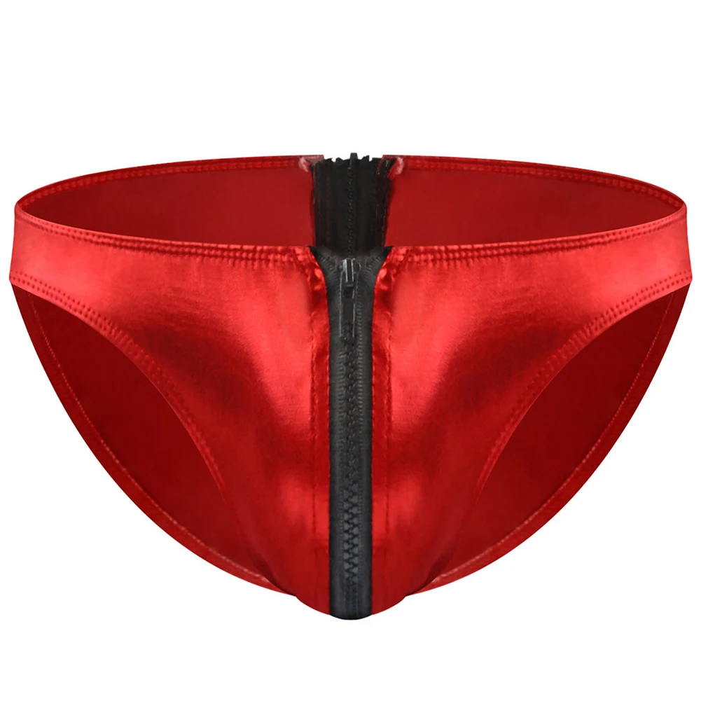 Popular Mens Bikini Hombre Lingerie Low Waist Zip Briefs Comfort Panties Flex Leather Jockstraps Youth Silky Bikini Underwear
Popular Mens Bikini Hombre Lingerie Low Waist Zip Briefs Comfort Panties Flex Leather Jockstraps Youth Silky Bikini Underwear
