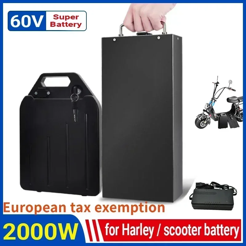 Electric Car Lithium Battery Waterproof 18650 Battery 60V 20ah for Two Wheel Foldable Citycoco Electric Scooter Bicycle
Electric Car Lithium Battery Waterproof 18650 Battery 60V 20ah for Two Wheel Foldable Citycoco Electric Scooter Bicycle