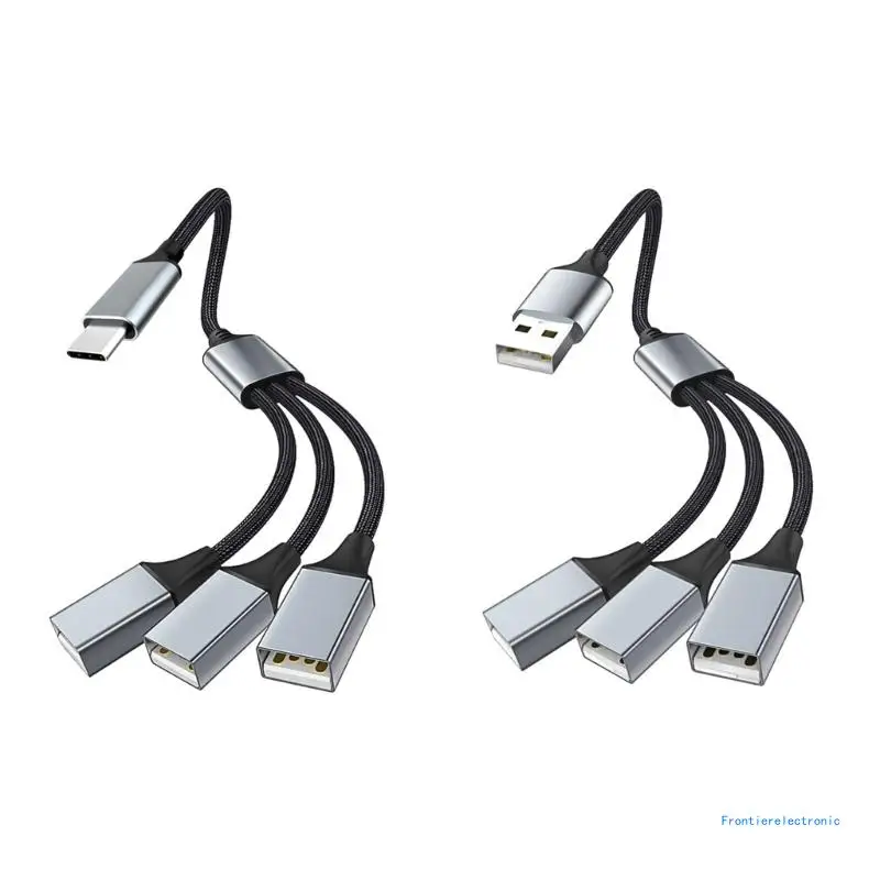 USB / Type C Male to 3 USB Female Splitter Hub Power Cord Extension Adapter Cable DropShipping
USB / Type C Male to 3 USB Female Splitter Hub Power Cord Extension Adapter Cable DropShipping