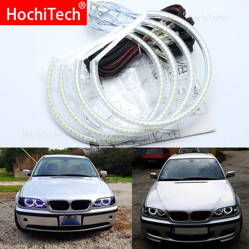 Для BMW E46 sedan touring с проекторами 1998-2005, превосходное Ультра яркое освещение smd комплект светодиодов «глаза ангела» halo ring
Для BMW E46 sedan touring с проекторами 1998-2005, превосходное Ультра яркое освещение smd комплект светодиодов «глаза ангела» halo ring