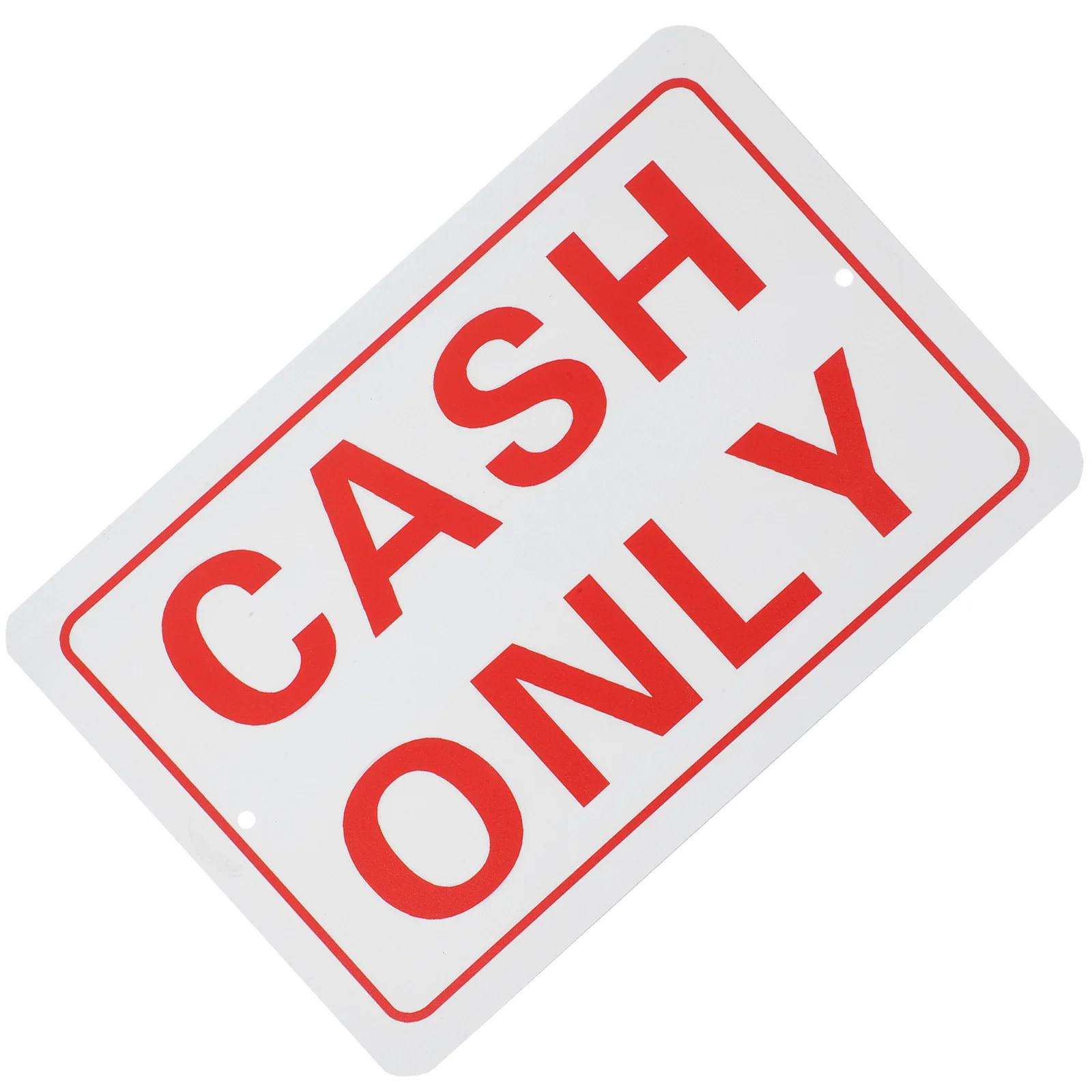 

Cash Only Sign No Checks No Credit Sign Cash Sign for Business Retail Store