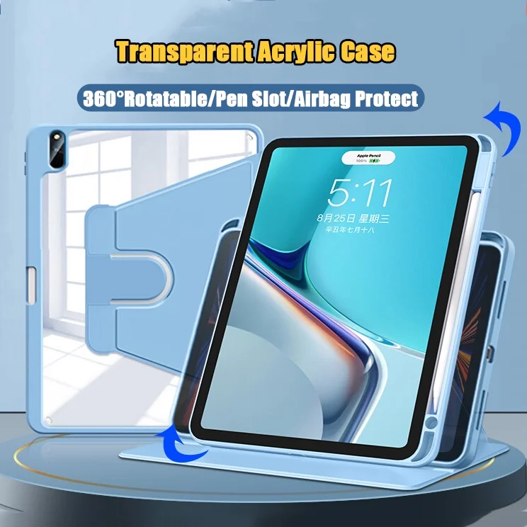 Вращающийся на 360 ° кожаный чехол для Huawei Matepad T10S T10 SE 10,1 10,4 11 Pro 11 2022 прозрачный жесткий акриловый флип-чехол с подставкой
Вращающийся на 360 ° кожаный чехол для Huawei Matepad T10S T10 SE 10,1 10,4 11 Pro 11 2022 прозрачный жесткий акриловый флип-чехол с подставкой