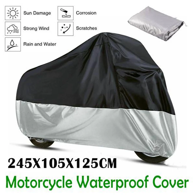 XXL Heavy Duty Outdoor Waterproof Oxford Dustproof Motorbike Shelter 245X105x125cm
XXL Heavy Duty Outdoor Waterproof Oxford Dustproof Motorbike Shelter 245X105x125cm