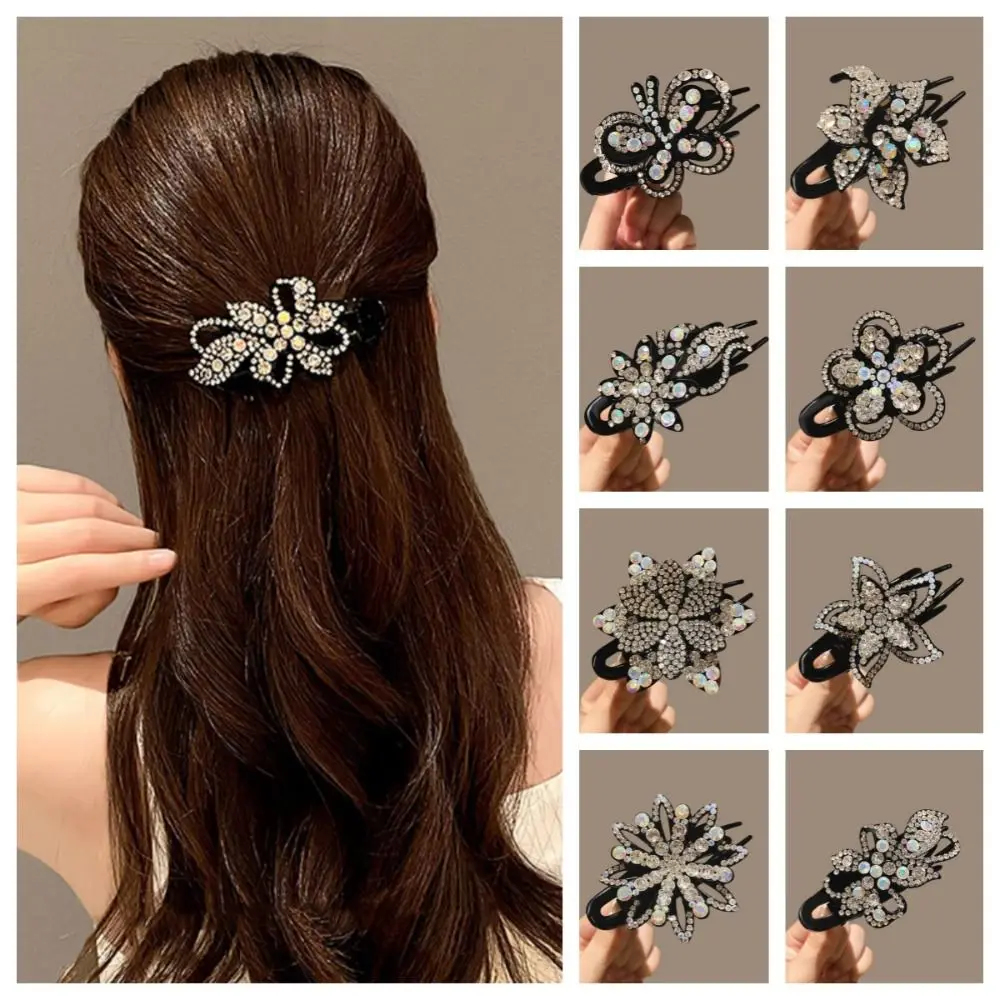 Acrylic Rhinestone Flower Duckbill Clip Butterfly Hair Claw Flower Hair Claw Headwear Hair Accessories
Acrylic Rhinestone Flower Duckbill Clip Butterfly Hair Claw Flower Hair Claw Headwear Hair Accessories